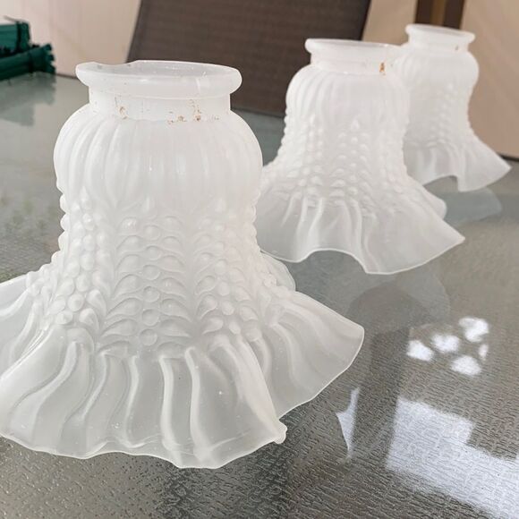 🎀 VINTAGE 🎀  Lamp Shades - set of 3 - Picture 1 of 4